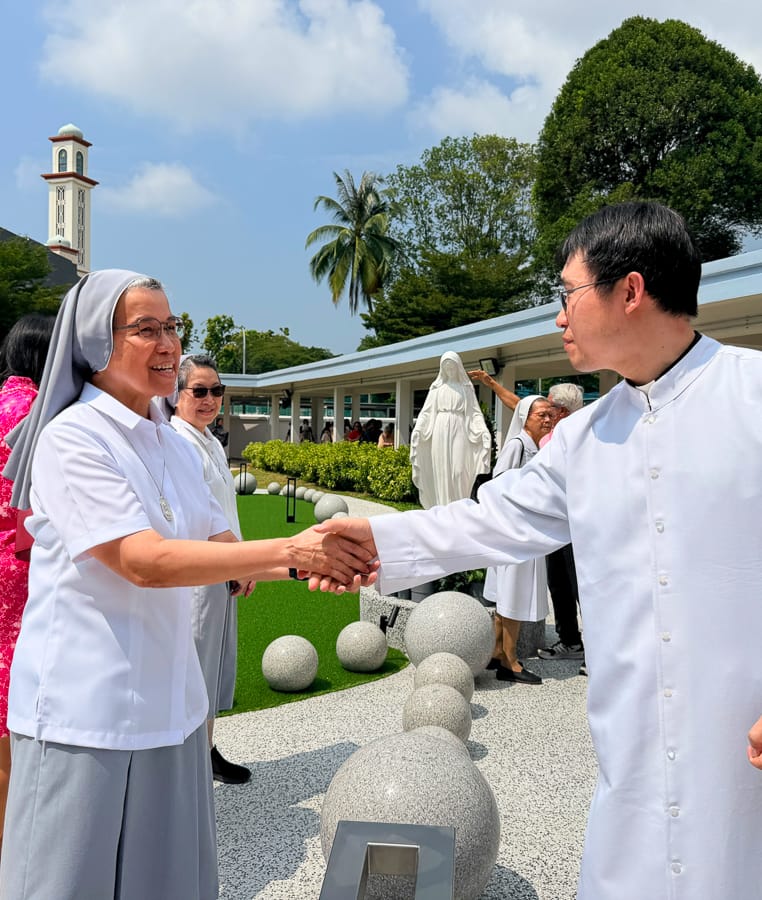 Opening of Rosary Garden